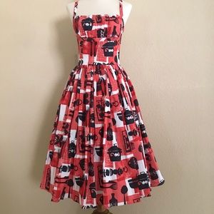 NEW! Bernie Dexter Paris Dress in BBQ Print